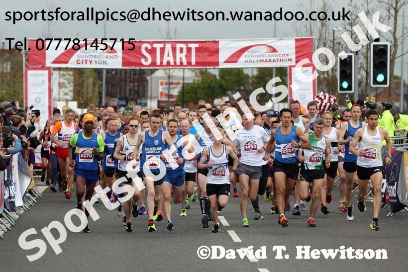 Sunderland City 10k. Photo: David T. Hewitson/Sports for All Pics